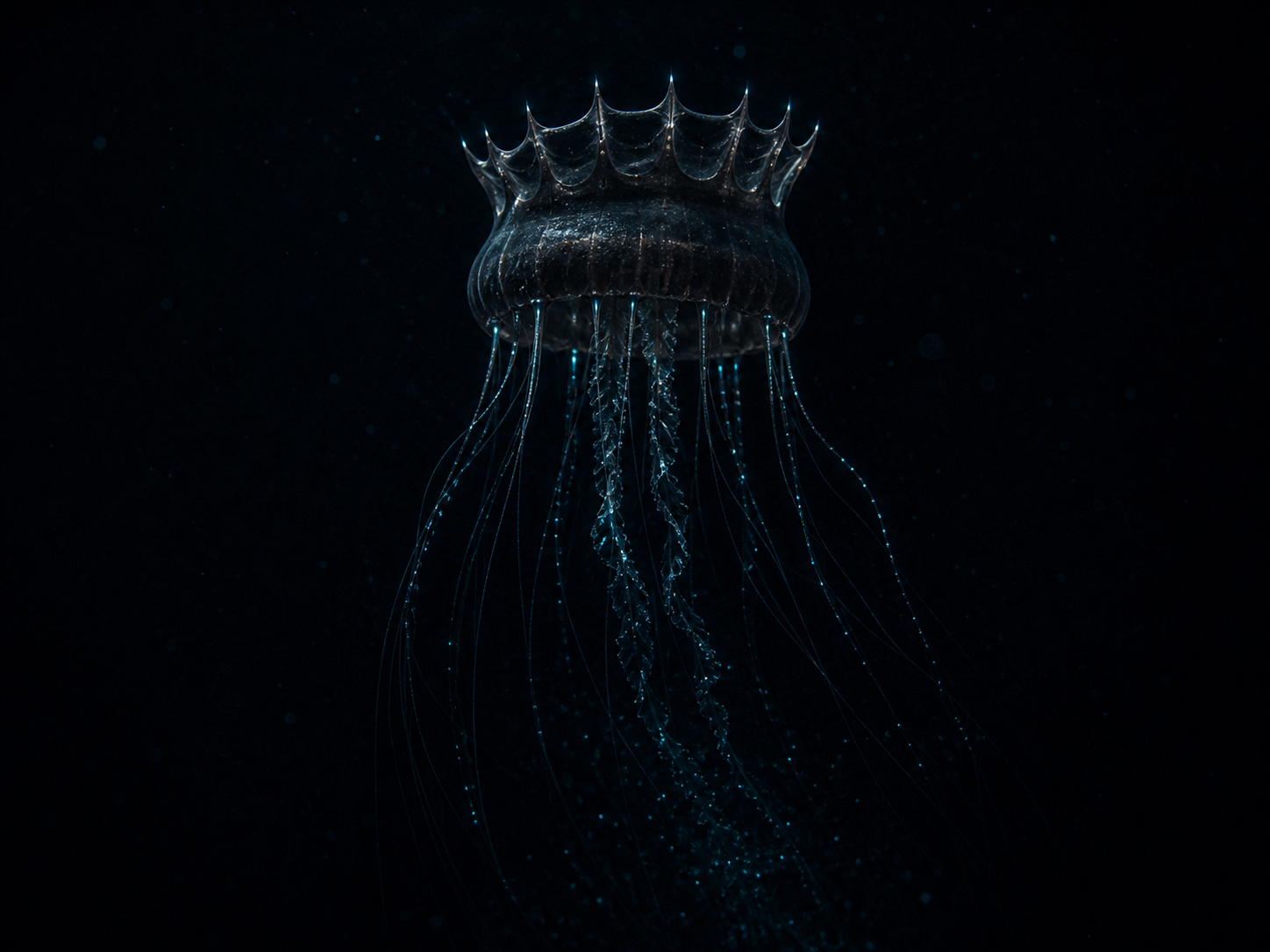 Sable Crown Medusa in its Pelagea depth environment